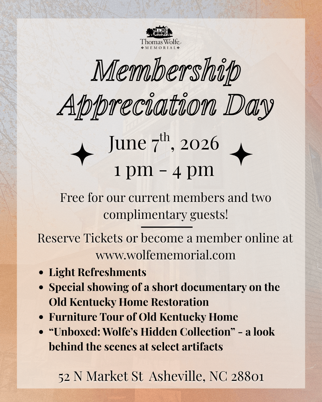 Membership Appreciation Day, June 7